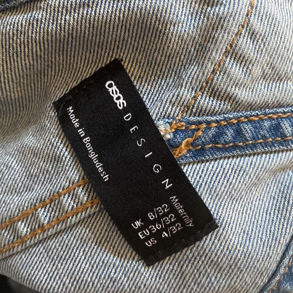 ASOS DESIGN Maternity denim overalls - Picture 5 of 7